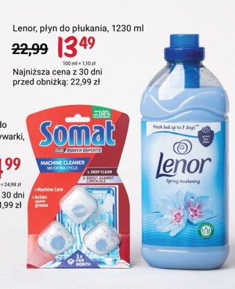 Rossmann Lenor, płyn do płukania, 1230 ml oferta