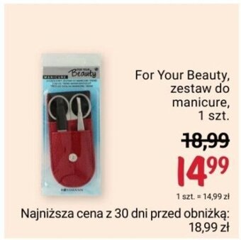 Rossmann For Your Beauty, zestaw do manicure, 1 szt. oferta
