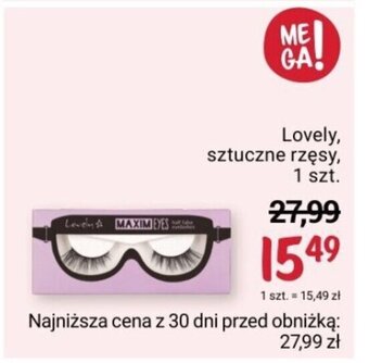 Rossmann Lovely, sztuczne rzęsy, 1 szt. oferta