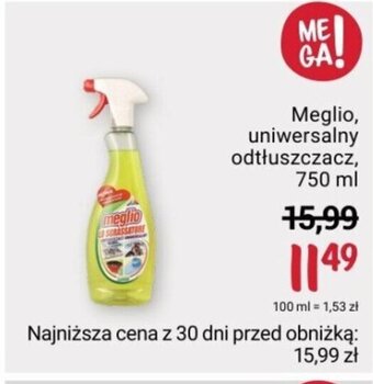 Rossmann Meglio, uniwersalny odtłuszczacz, 750 ml oferta