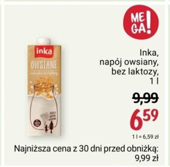 Rossmann Inka, napój owsiany, bez laktozy, 1 l oferta