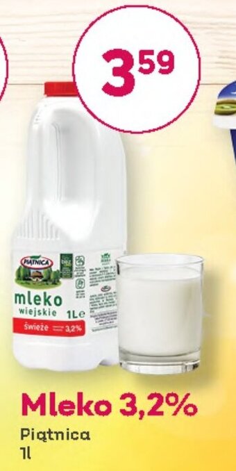 Mleko 3,2% Piątnica 1l