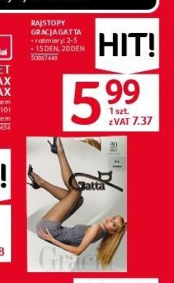 Selgros RAJSTOPY GRACJA GATTA 1 szt. oferta