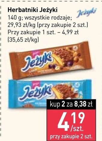 Stokrotka Herbatniki Jeżyki 140 g oferta