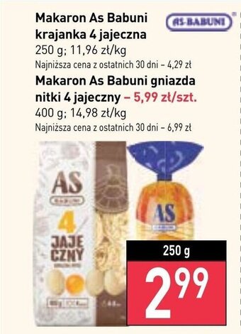 Stokrotka Makaron As Babuni krajanka 4 jajeczna 250 g oferta