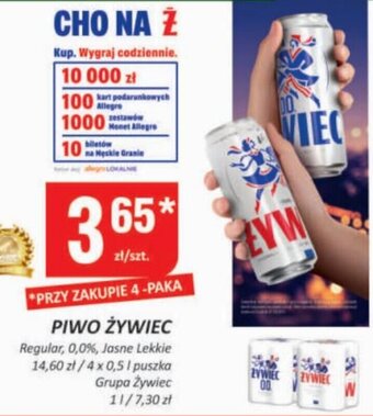 Chorten PIWO ŻYWIEC 0,5 l oferta