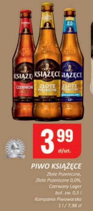 PIWO KSIĄŻĘCE 0,5l