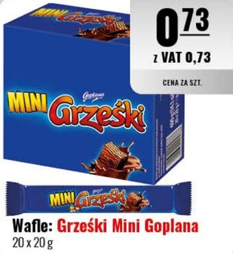 Eurocash Wafle Grześki Mini Goplana 20 x 20 g oferta