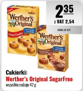 Eurocash Cukierki Werther's Original SugarFree 42 g oferta