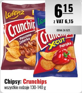 Eurocash Chipsy Crunchips 130-140 g oferta