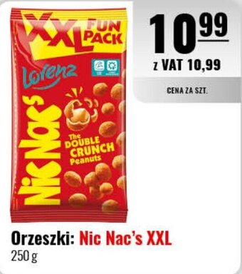 Eurocash Orzeszki Nic Nac's XXL 250 g oferta