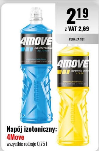 Eurocash Napój izotoniczny 4Move 0,75l oferta