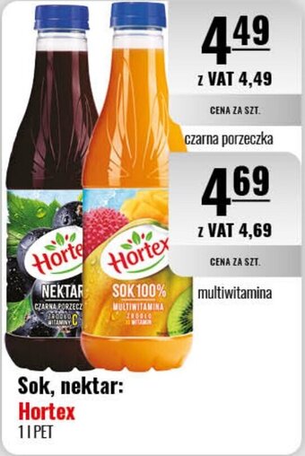 Eurocash Sok nektar Hortex 1l oferta
