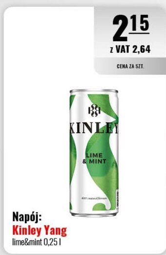 Eurocash Napój Kinley Yang 0,25l oferta