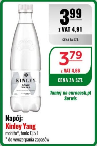 Eurocash Napój Kinley Yang 0,5l oferta