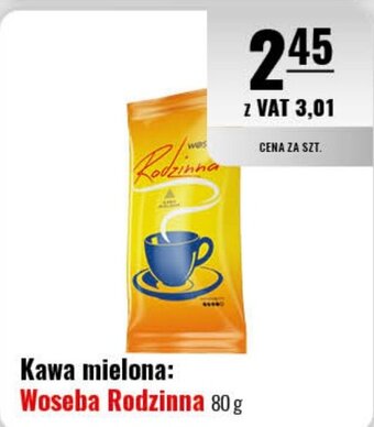Eurocash Kawa mielona Woseba Rodzinna 80 g oferta
