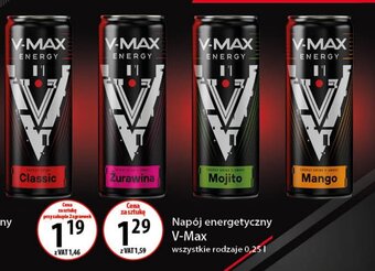 Eurocash Napój energetyczny V-MAX 0,25l oferta