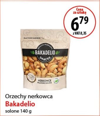 Eurocash Orzechy nerkowca Bakadelio solone 140 g oferta