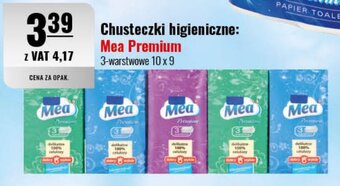 Eurocash Chusteczki higieniczne Mea Premium 10x9szt. oferta