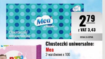 Eurocash Chusteczki uniwersalne Mea 100szt. oferta