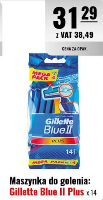 Eurocash Maszynka do golenia Gillette Blue II Plus x 14 oferta