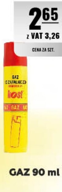 Eurocash GAZ 90 ml oferta