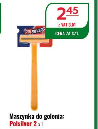 Eurocash Maszynka do golenia Polsilver 2 x1 oferta