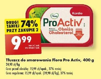 Biedronka Tłuszcz do smarowania Flora Pro Activ 400 g oferta