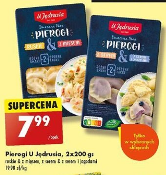 Biedronka Pierogi U Jędrusia 2x200 g oferta