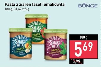 Stokrotka Pasta z ziaren fasoli Smakowita 180 g oferta