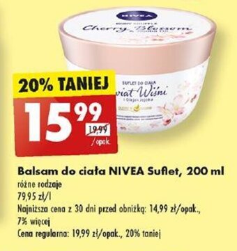 Biedronka Balsam do ciała NIVEA Suflet 200 ml oferta