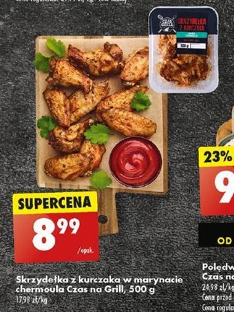 Biedronka Skrzydełka z kurczaka w marynacie chermoula Czas na Grill 500 g oferta