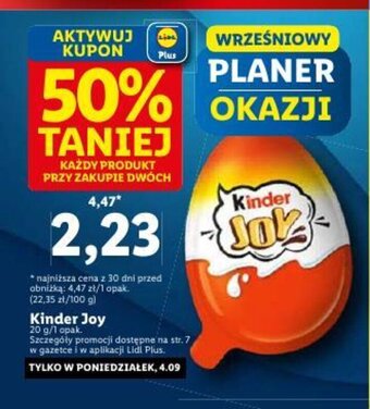 Lidl Kinder Joy 20 g oferta