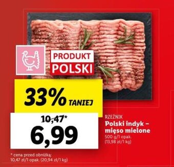 Lidl Polski indyk - mięso mielone 500 g oferta
