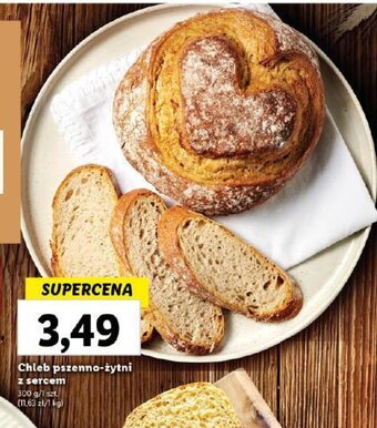Lidl Chleb pszenno-żytni z sercem 300 g oferta