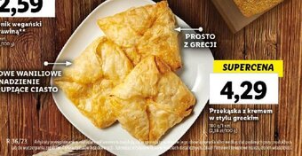 Lidl Przekąska z kremem w stylu greckim 180 g oferta