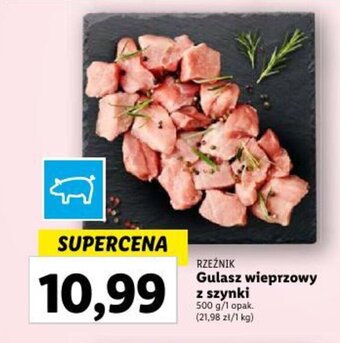 Lidl Gulasz wieprzowy z szynki 500 g oferta