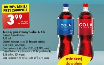 Biedronka Napój gazowany Cola, 1,5 l: oferta