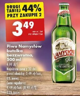 Biedronka Piwo Namysłów 500ml oferta