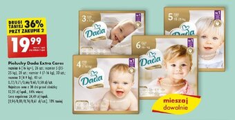 Biedronka Pieluchy Dada Extra Care 26-40szt. oferta
