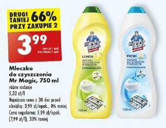 Biedronka Mleczko do czyszczenia Mr Magic, 750 ml oferta