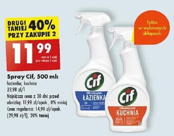 Biedronka Spray Cif, 500 ml oferta