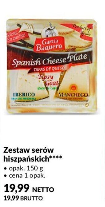 Makro Zestaw serów hiszpańskich 150g oferta
