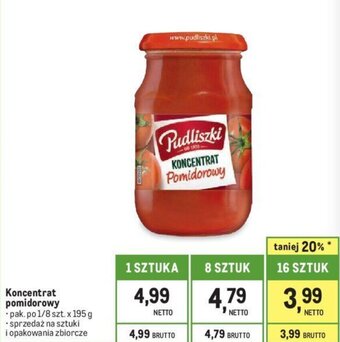 Makro Koncentrat pomidorowy 195g oferta
