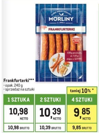 Makro Frankfurterki 240 g oferta