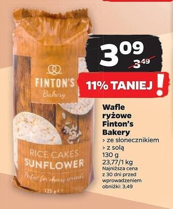 Netto Wafle ryżowe ze słonecznikiem oferta
