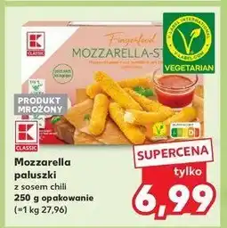 Kaufland Mozzarella paluszki z sosem chili oferta