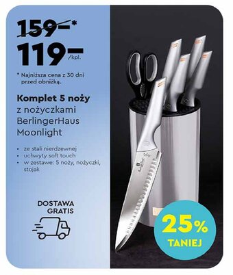 Biedronka Komplet noży oferta