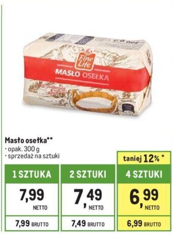Makro Masło osełka 300g oferta