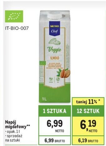 Makro Napój migdałowy 1l oferta